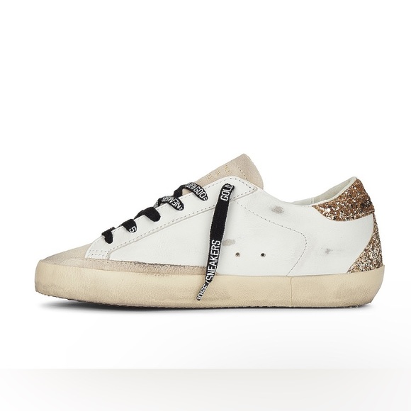 Golden Goose Superstar sneaker white, Seed Pearl, Gold, Black NIB Auth - Picture 9 of 11